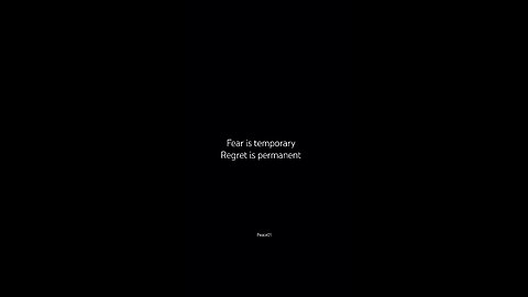 fear is temporary #motivation #peace #shorts #rumble