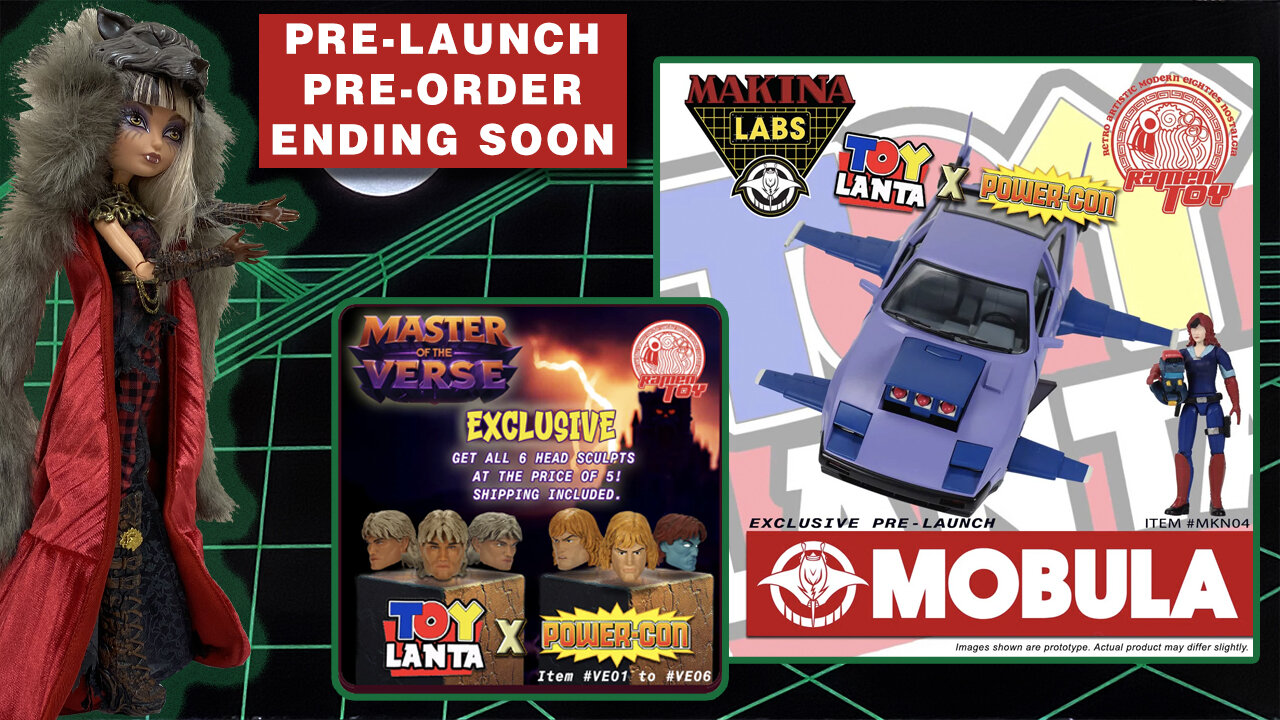 URGENT - Makina Labs Mobula and Masters of the Verse Prelaunch Preorder