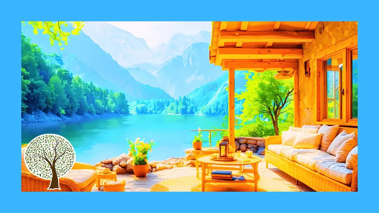 How to Enjoy Jazz on the Alpine Lakeside | Spring Jazz 🎷 Jazz Relaxing Music