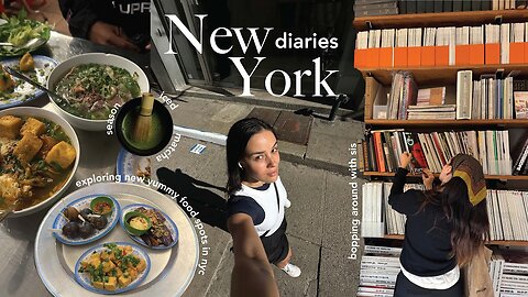 life in nyc | first days of spring, bopping around & eating good!