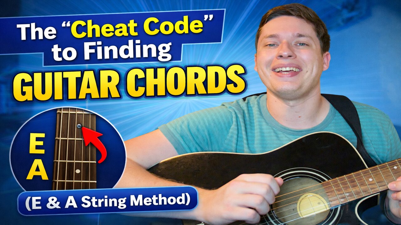 The "Cheat Code" to Finding Guitar Chords (E & A String Method)