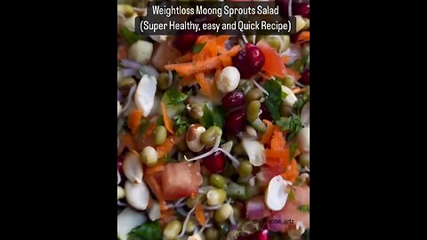 #Moong sprouts salad 🥗 🍅