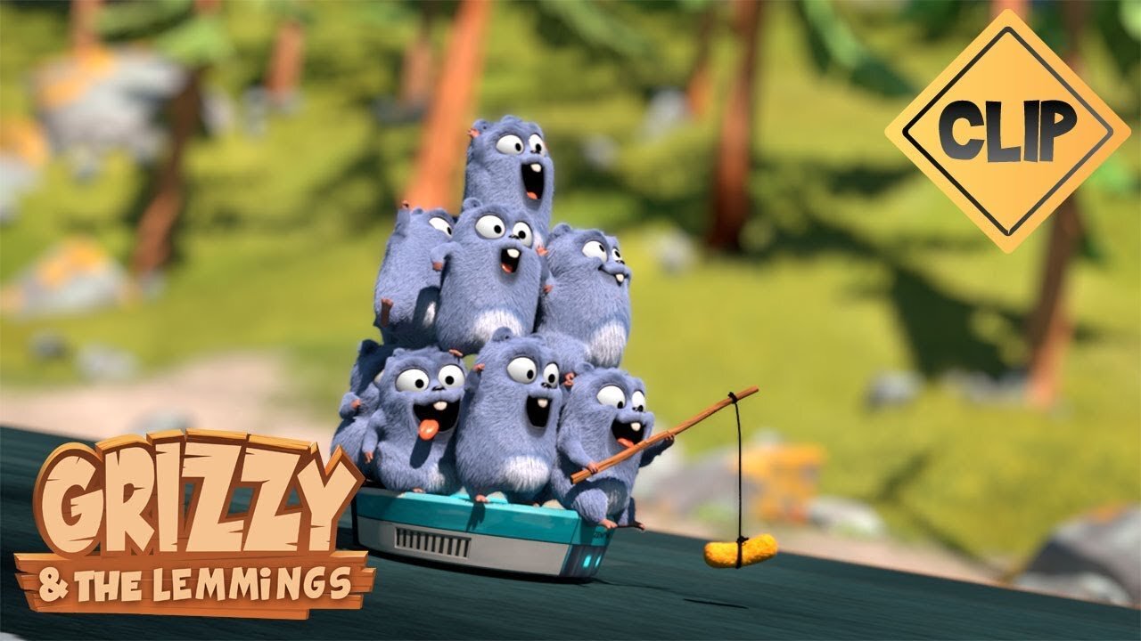 A special massage robot! - Grizzy & the Lemmings