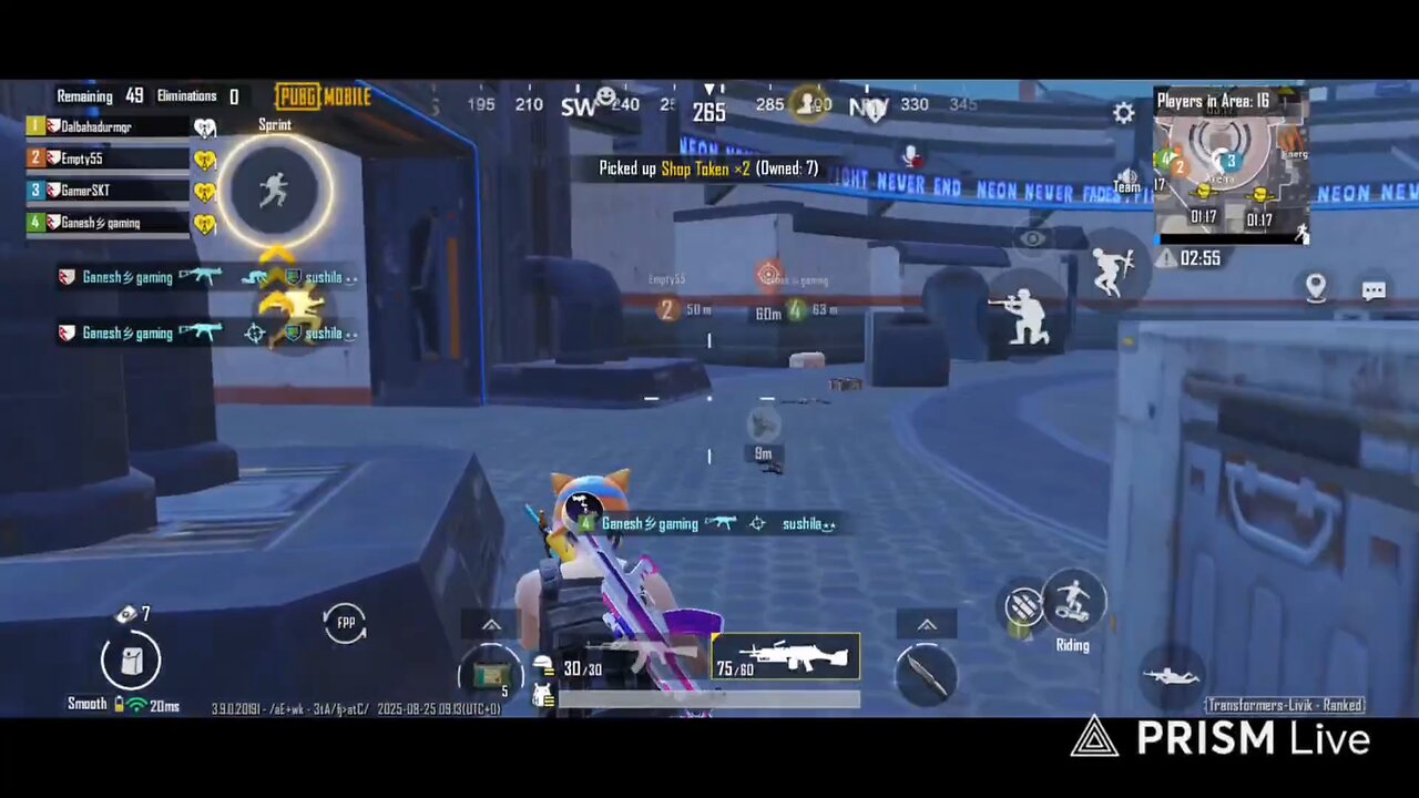 PUBG mobile game play