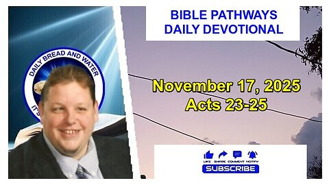 Bible Pathways Daily Devotional Nov 17, 2025