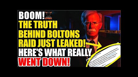 BOOM! Bolton’s Raid Was Nothing! The TRUE Game-Changer Happened Just BEFORE!