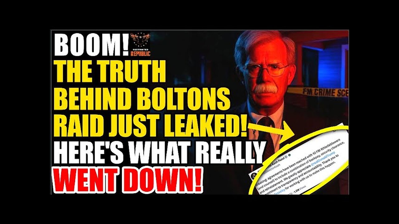 BOOM! Bolton’s Raid Was Nothing! The TRUE Game-Changer Happened Just BEFORE!