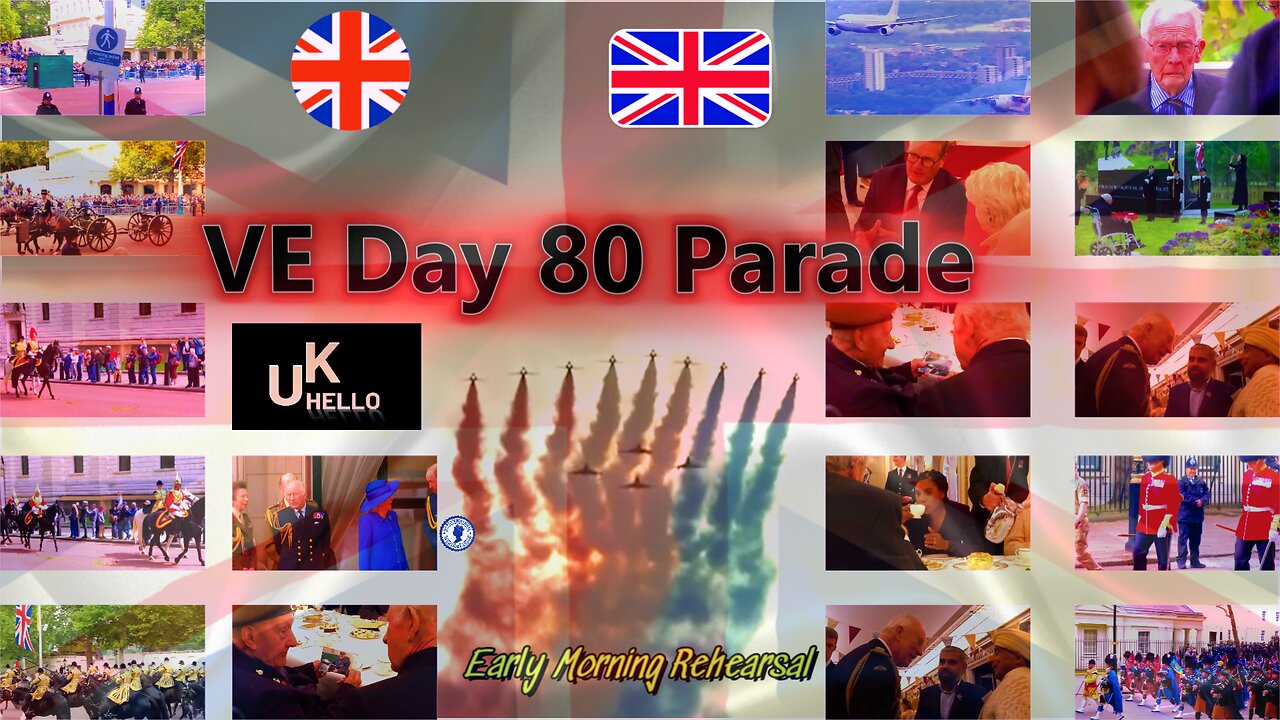 VE Day 80 Parade . Fall asleep in front of the box . Kinks
