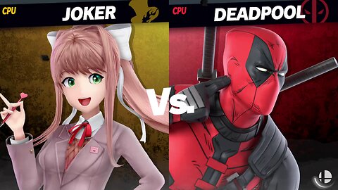 Monika vs Deadpool [Angel David Novel Review Request] - SSBU Quickie -By Taro1321/BeyondSmash