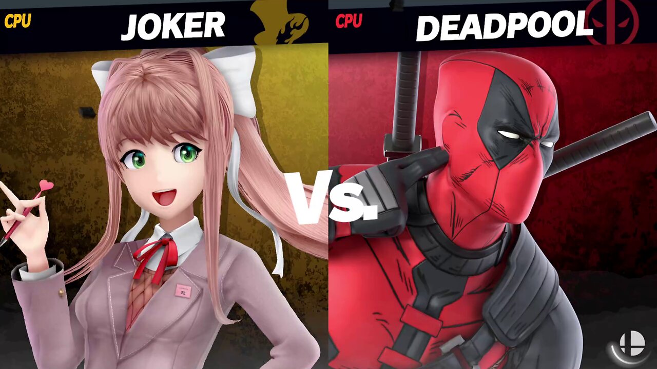Monika vs Deadpool [Angel David Novel Review Request] - SSBU Quickie -By Taro1321/BeyondSmash
