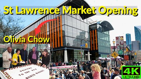 【4K】🎉 Grand Opening St. Lawrence Market Toronto’s Historic Landmark Canada 🇨🇦