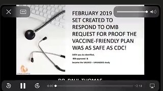 DR. PAUL THOMAS HIRES OUTSIDE FIRM TO TRACK VACCINATED KIDS - HERE'S WHAT HE FOUND!