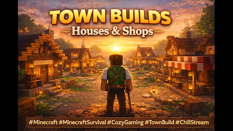 Town Builds | Houses & Shops Take Shape Day 1