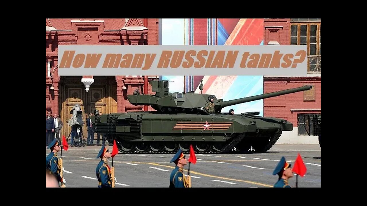 How many tanks did Russia have in 2019?