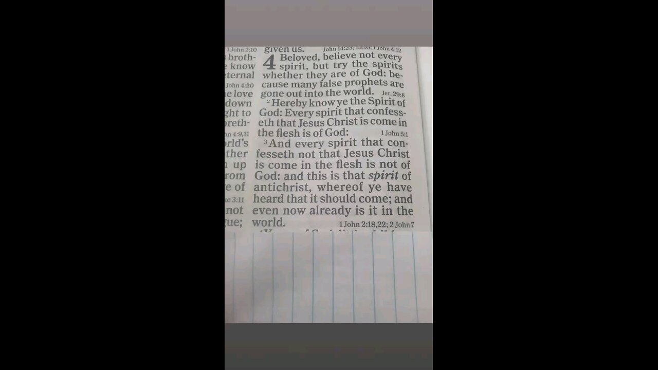 1 John 4:1-3