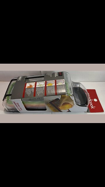BUY IT NOW: Good Cook Mandolin Grater Set w/4 Blades Slicer Julienne Measure & Store