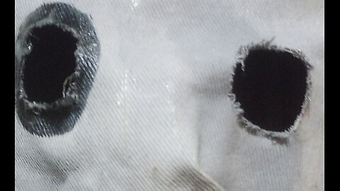 Mask made from Denim fabric.