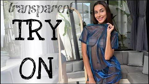 [4K] 2025 Transparent Try On Haul | No bra See Through | Curve Plus size Ideas Fashion x