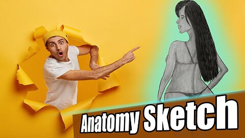 🎨 Girl Anatomy Sketch Learning Video Tutorial For Beginners ✍️