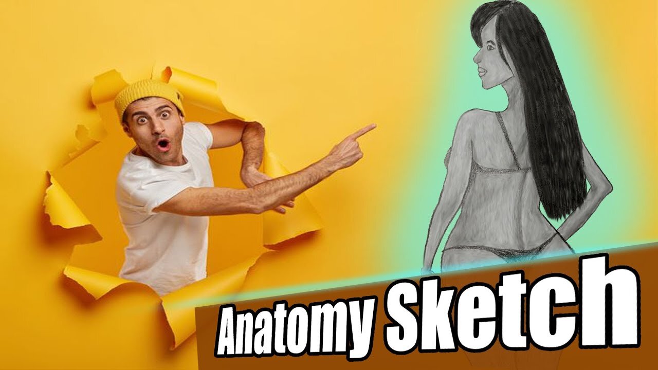 🎨 Girl Anatomy Sketch Learning Video Tutorial For Beginners ✍️