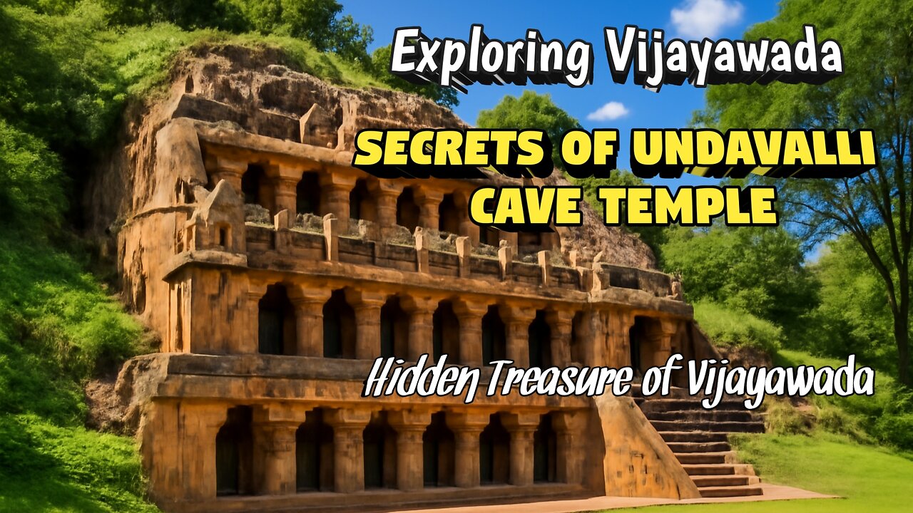 Exploring Vijayawada | Undavalli Cave | Ancient Rock Cut Wonder