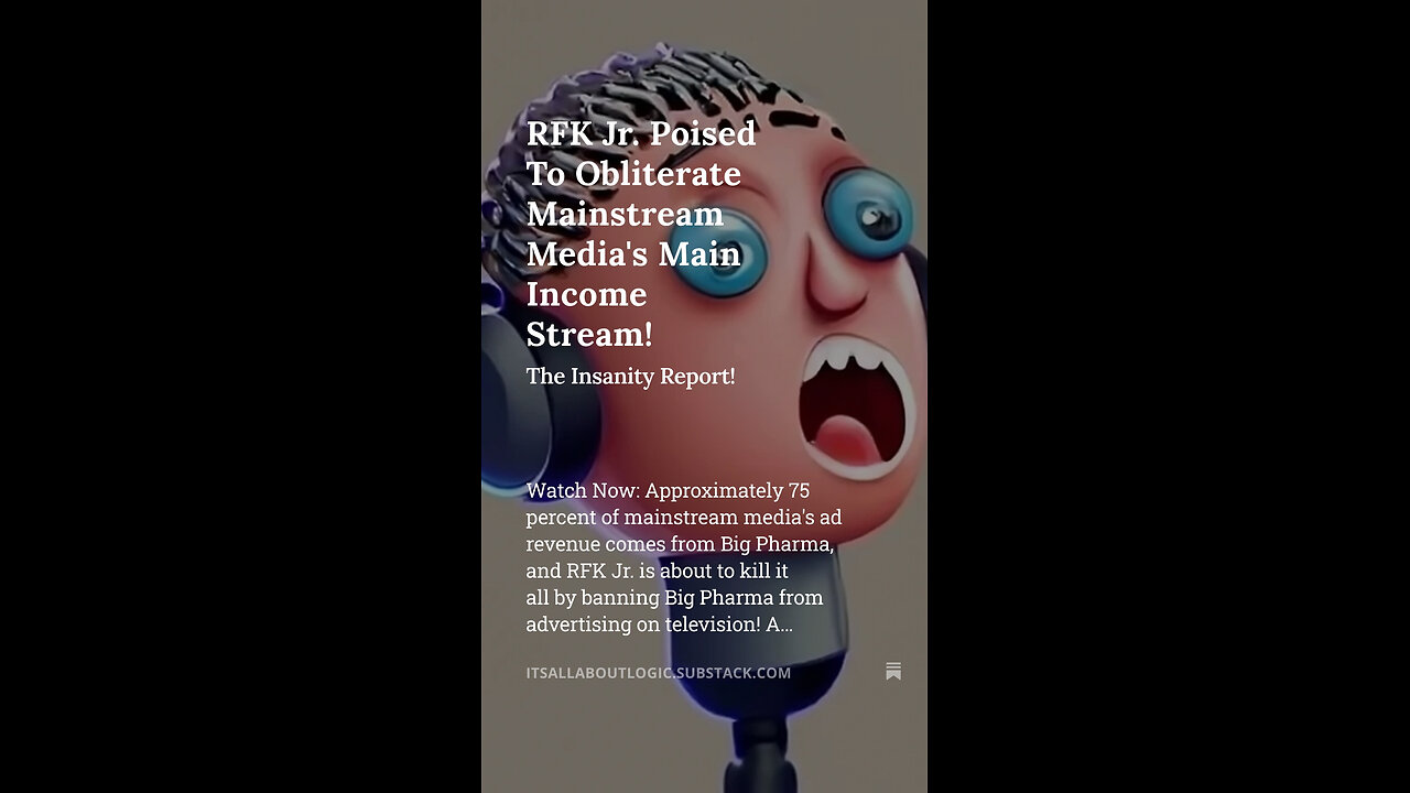 RFK Jr. Poised To Obliterate Mainstream Media's Main Income Stream!ðŸ¤