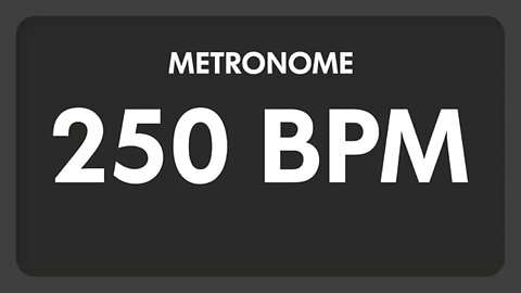250 BPM METRONOME