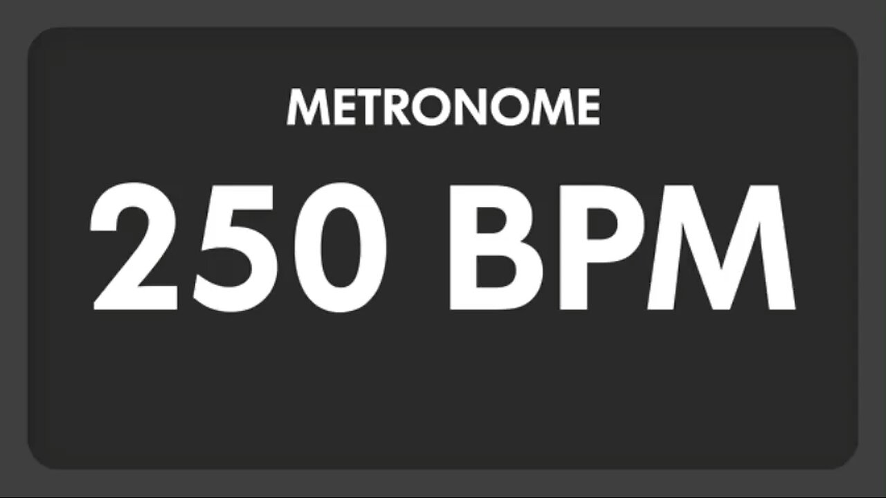 250 BPM METRONOME