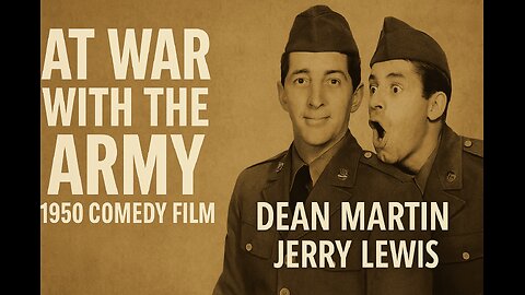 At War with the Army (1950 Comedy Film) Starring Dean Martin & Jerry Lewis