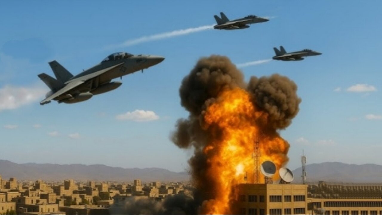 US Fighter Jets Drop the Hammer on Houthis Command Center – Sending a Clear Message...