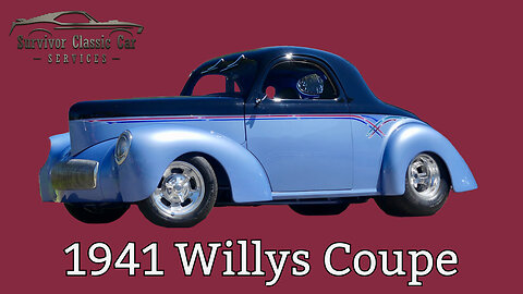 1941 Willys Coupe Street Rod. Outlaw body! High end build. Show quality. All Aluminum 468 V8! EFI.