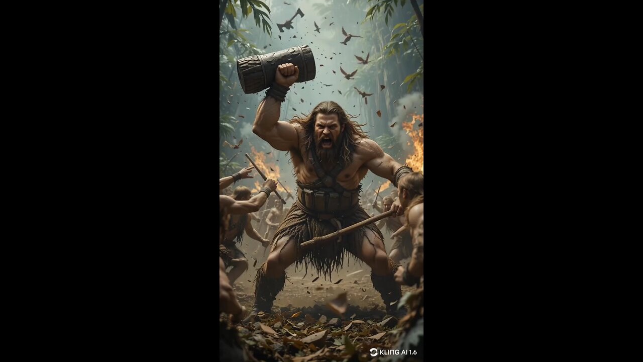 Giant Caveman vs Vikings Final