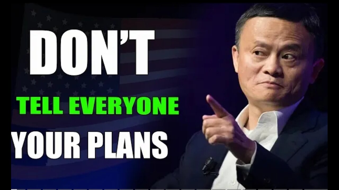 “Move in silence. Let success be your proof. 🧠💼 #JackMaWisdom”