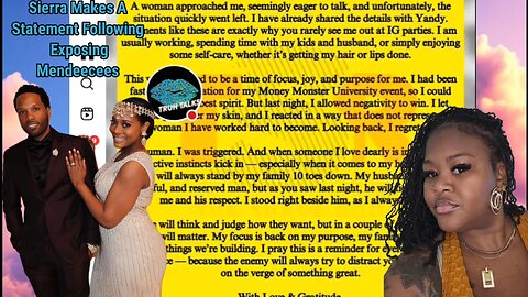 #LHHATL Sierra Says She Told Yandy All About Mendeecees Mistress