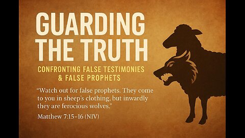 2533 (8/17/25) 33 - Guarding the Truth