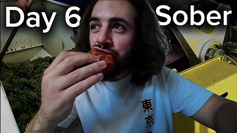 Day 6 Sober Making Wine & Fried Chicken for Breakfast