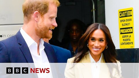 Harry and Meghan call for stronger social media protections for children | BBC News