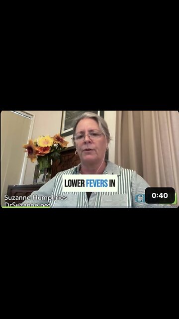 "Dr. Suzanne Humphries Reveals Truths About Tylenol and Other Fever Reducers"