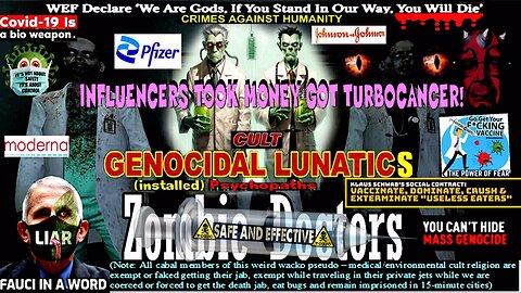 INFLUENCERS TOOK MONEY GOT TURBOCANCER! Zombie Doctors compilation version