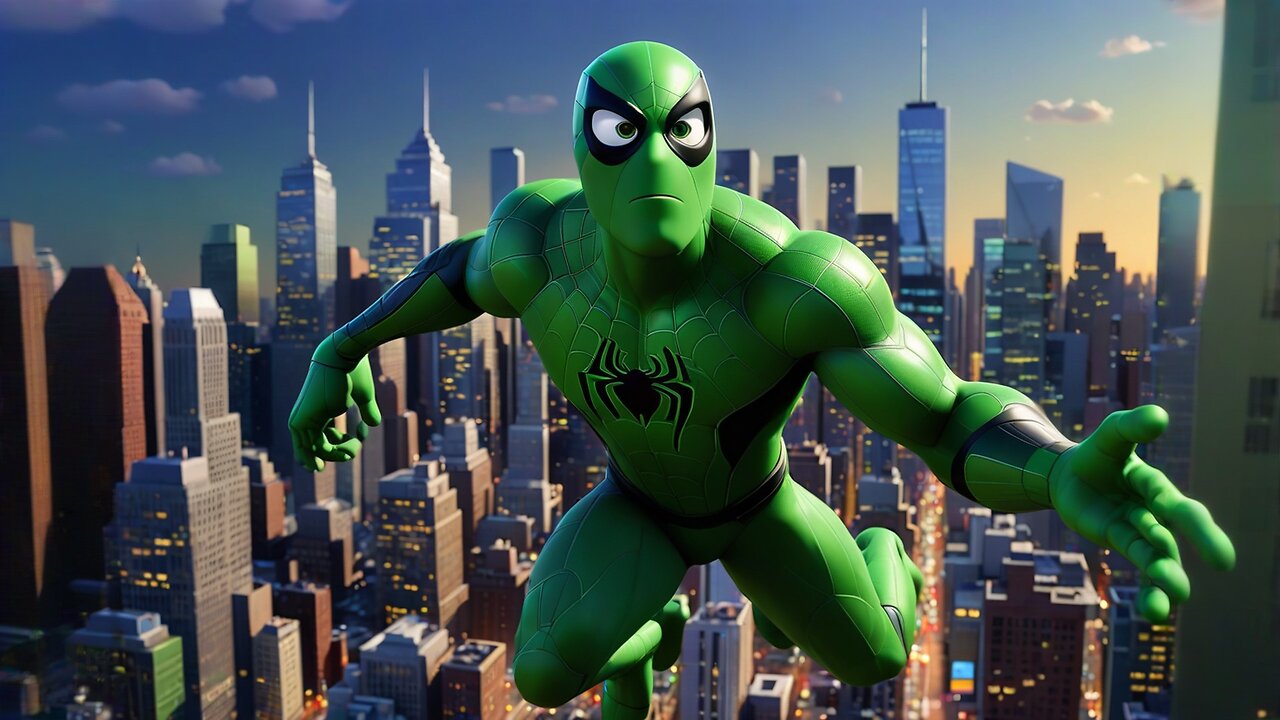 Green Spiderman and Brock Lesnar Unite