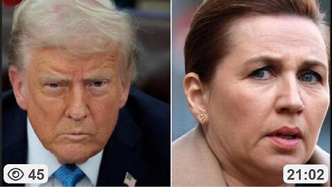 (lip-sync off w/ strong language) Danish PM Frederiksen Orders Danish Troops Shoot To Kill US Soldiers in Greenland