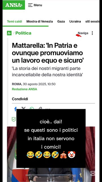 la notizia del giorno