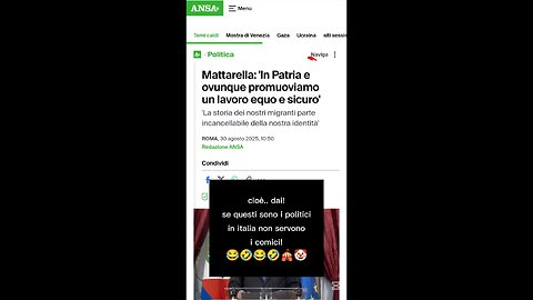 la notizia del giorno