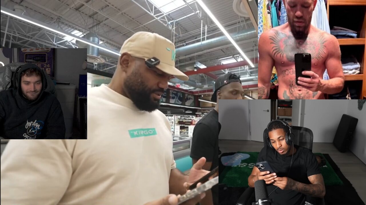 Adin Ross Sends Leaked Conor McGregor Photo to Rampage Jackson & DDG