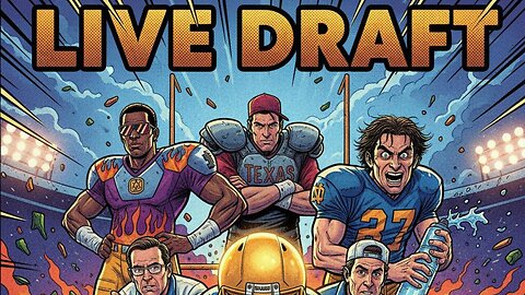 Crush the Competition: LIVE Fantasy Football Draft Like a PRO!