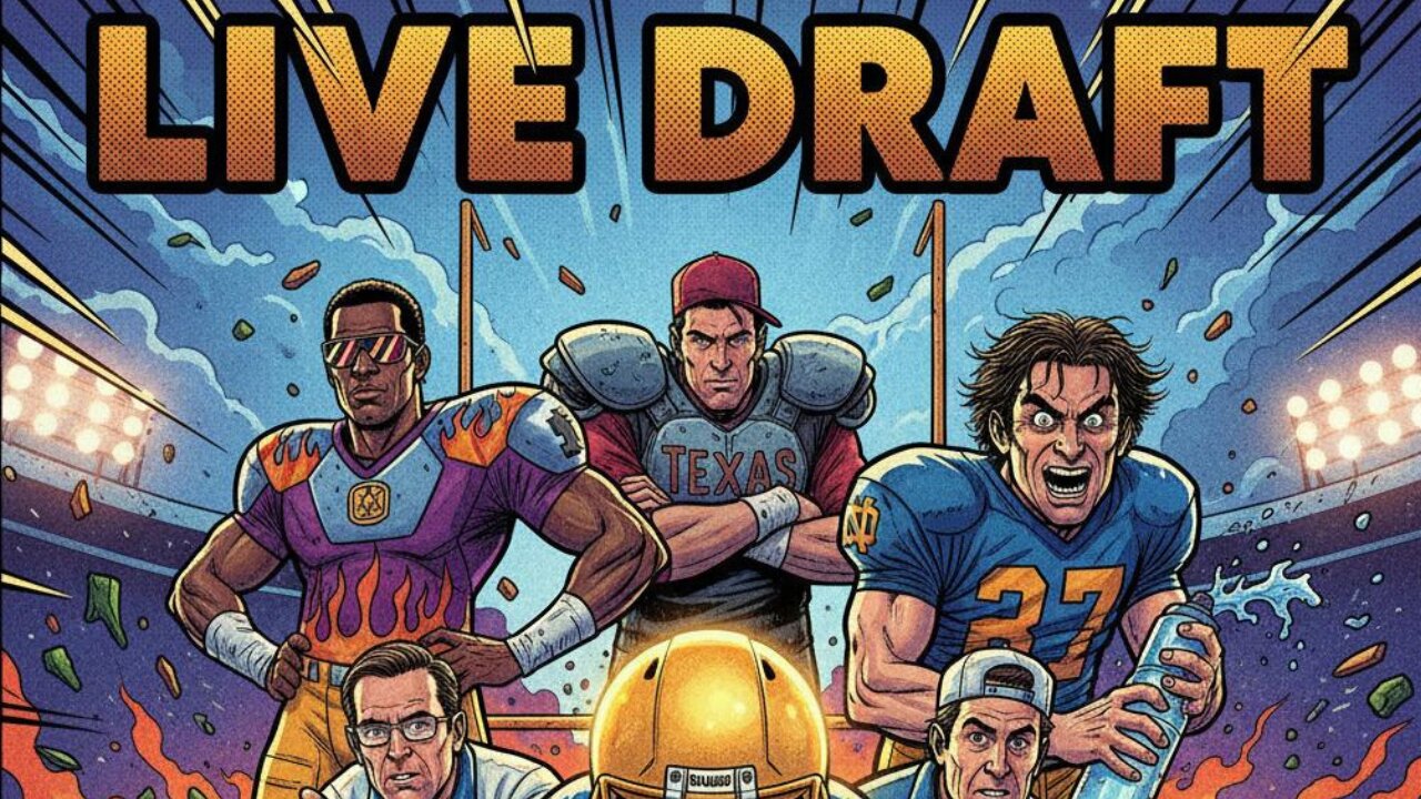 Crush the Competition: LIVE Fantasy Football Draft Like a PRO!
