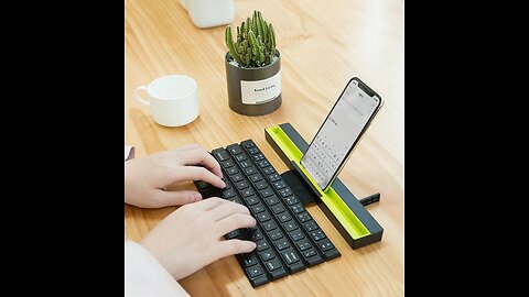 Type on the Go with Ultra Thin Universal Foldable Bluetooth Keyboard
