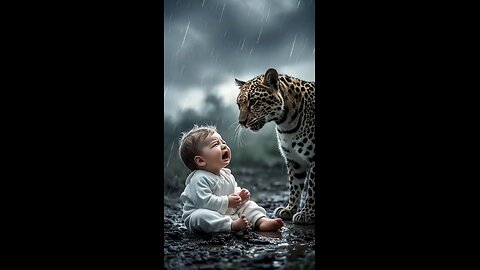 cat with baby
