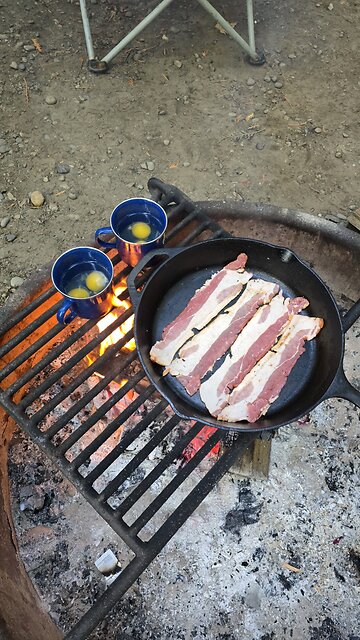 you have to make this gourmet campfire breakfast