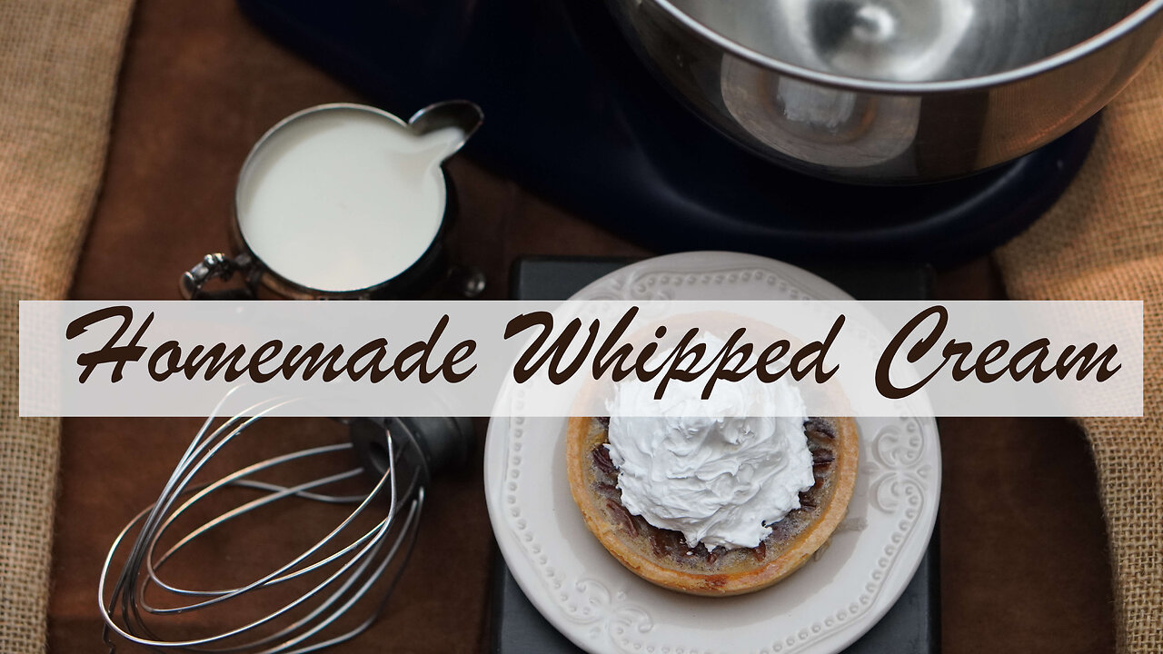 How to Make Homemade Whipped Cream